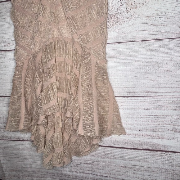 Free People Asymmetrical Women’s Lace Mermaid Skirt blush pink - Picture 7 of 12